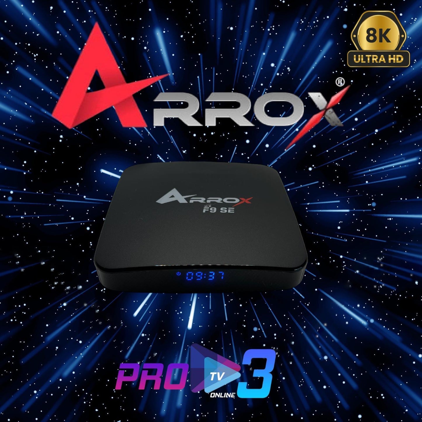 ☑️AKTION☑️ArroX F9 SE Receiver 8K 30FPS, 4K 60FPS Android 9.0 Dual Wifi Streaming Box