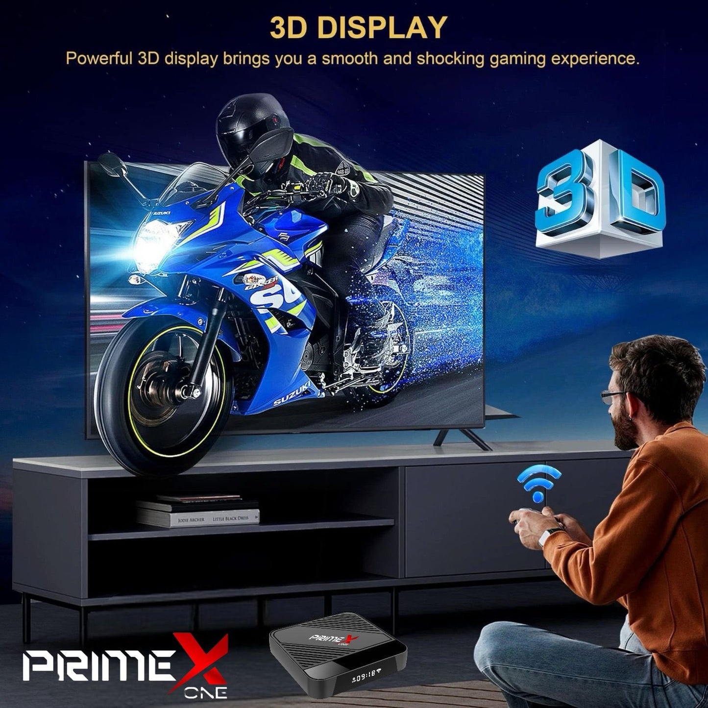 ☑️AKTION☑️ "PrimeX One 8K 30FPS, 4K 60FPS Android 12.0 Dual Wifi Streaming Box"