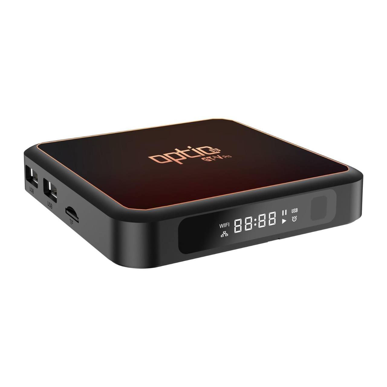 🆕 OPTIC GT-V PRO 8K / 4K UHD 2160p H265.264 4GB RAM 64GB FLASH Android 11.0 Receiver (2G + 5G WiFi + GIGABIT WLAN, Bluetooth, MicroSD, HDMI, USB 3.0)