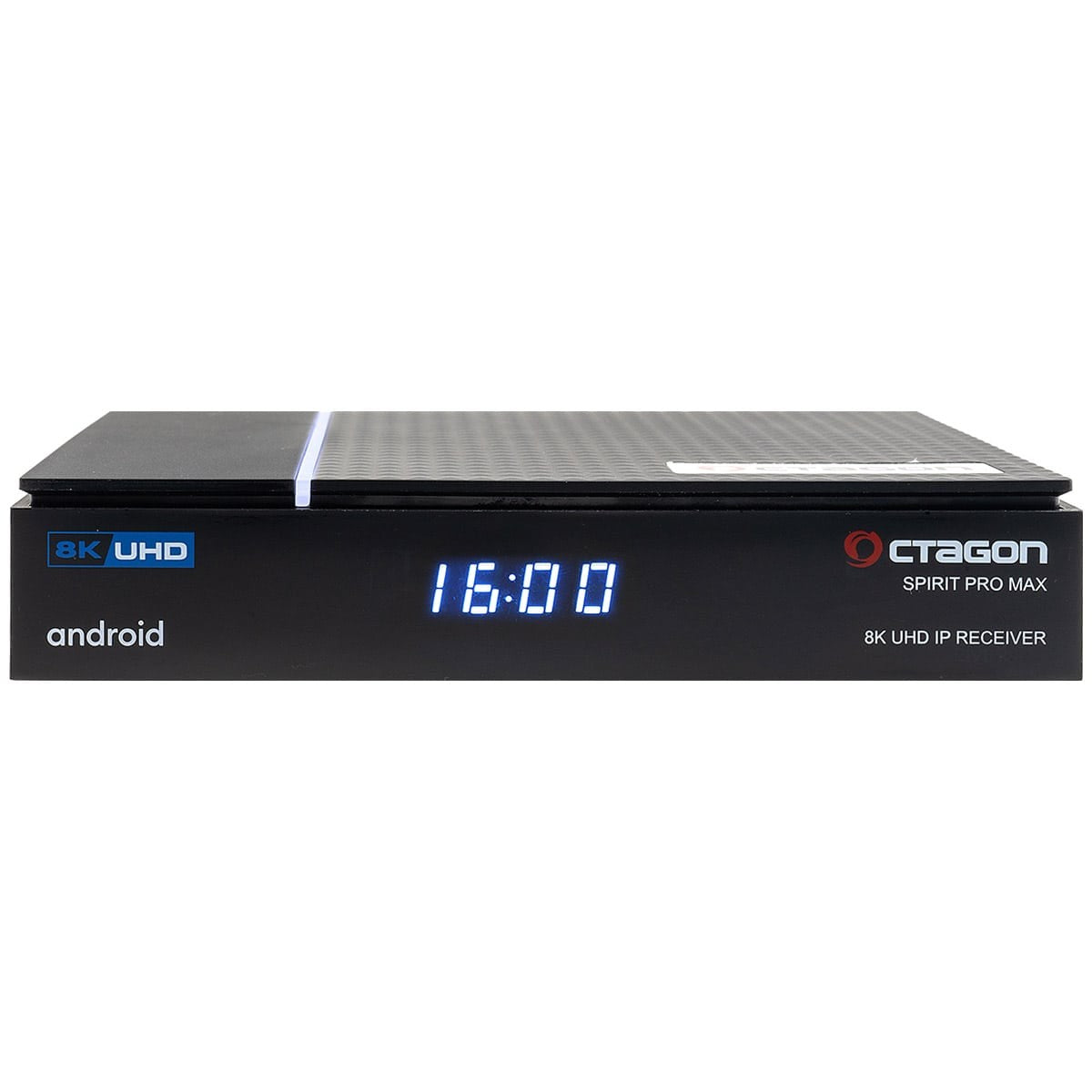 Octagon SPIRIT PRO MAX 8K UHD Android 11 Receiver (HDR10+, Widevine L1, Dual-WiFi, LAN, BT)